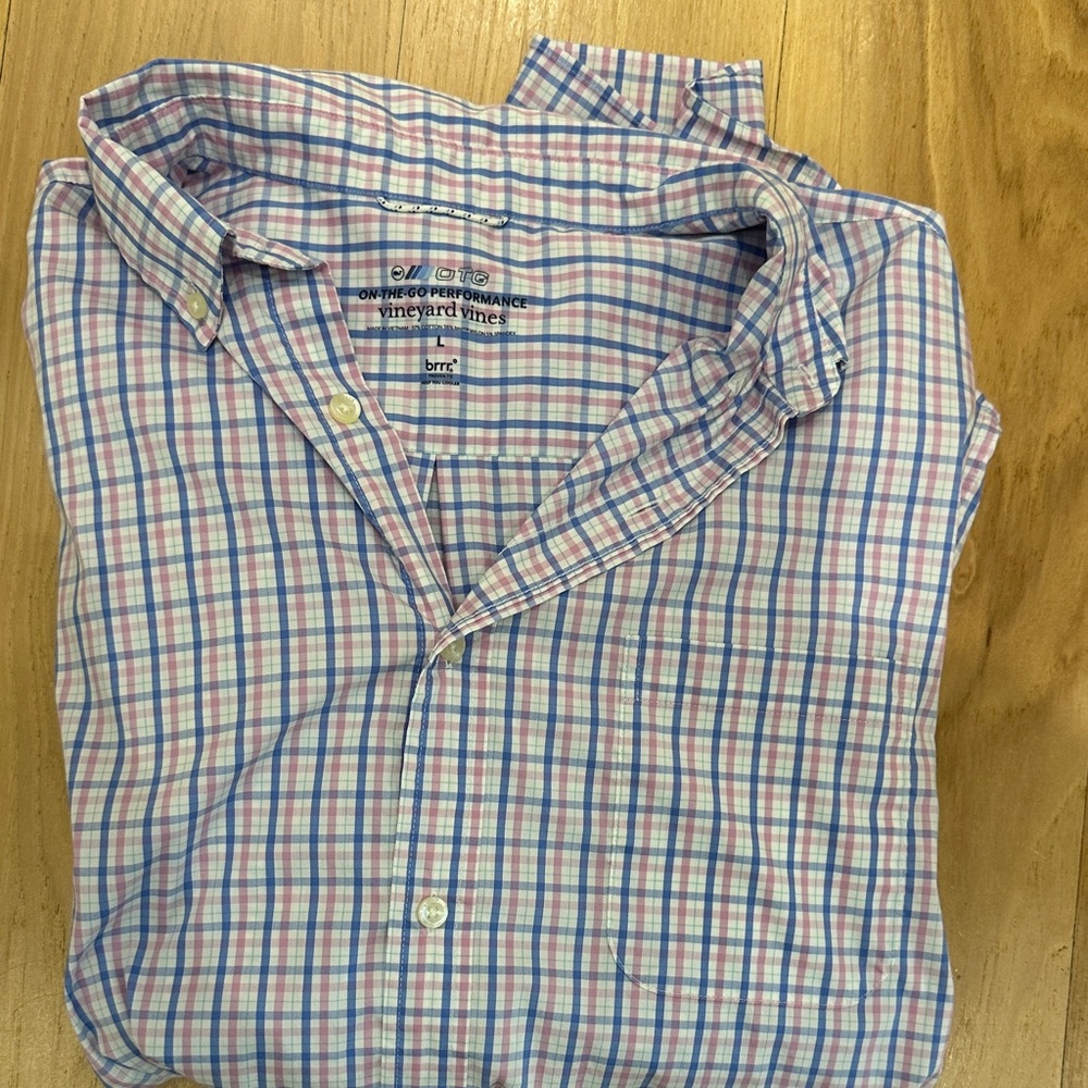 Vineyard Vines Men's Multicolor Plaid Shirt